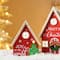 Glitzhome® Christmas Lighted Wooden House Table Décor Set